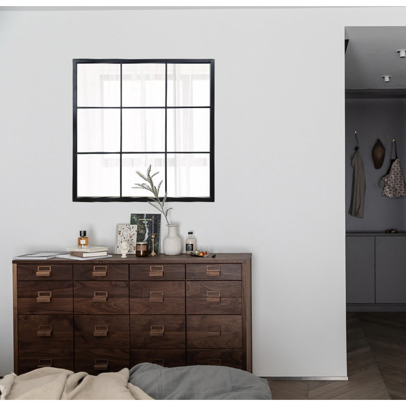 Friederike Metal Flat Wall Mirror