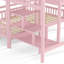 Lit superposé en forme de maison avec glissade Delmar-125179199-125179198