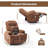Heated Electric Recliner Chair for Adults,360 Swivel Rocker Recliner with Massage & Heat, Glider Rocking Chair for Living Room, Nursery,Plush Comfort-1560782960