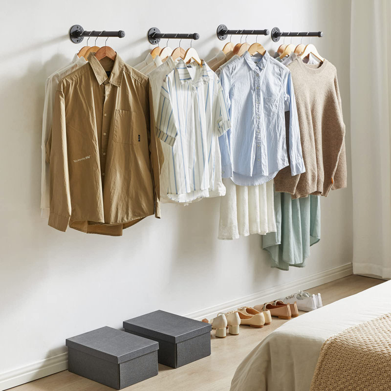 31cm Wall Mounted Clothes Rack
