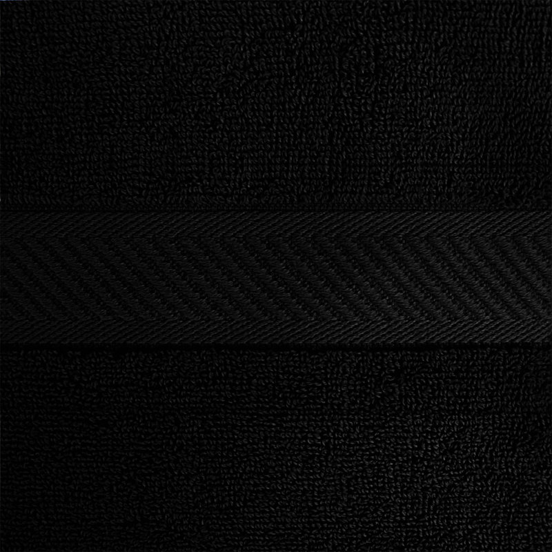 100% Cotton Bath Towel, Black