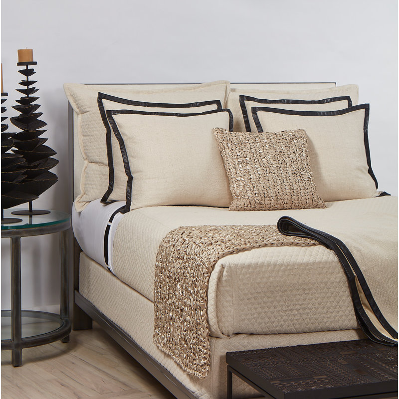 Basketweave Box Spring Cover, King, Natural