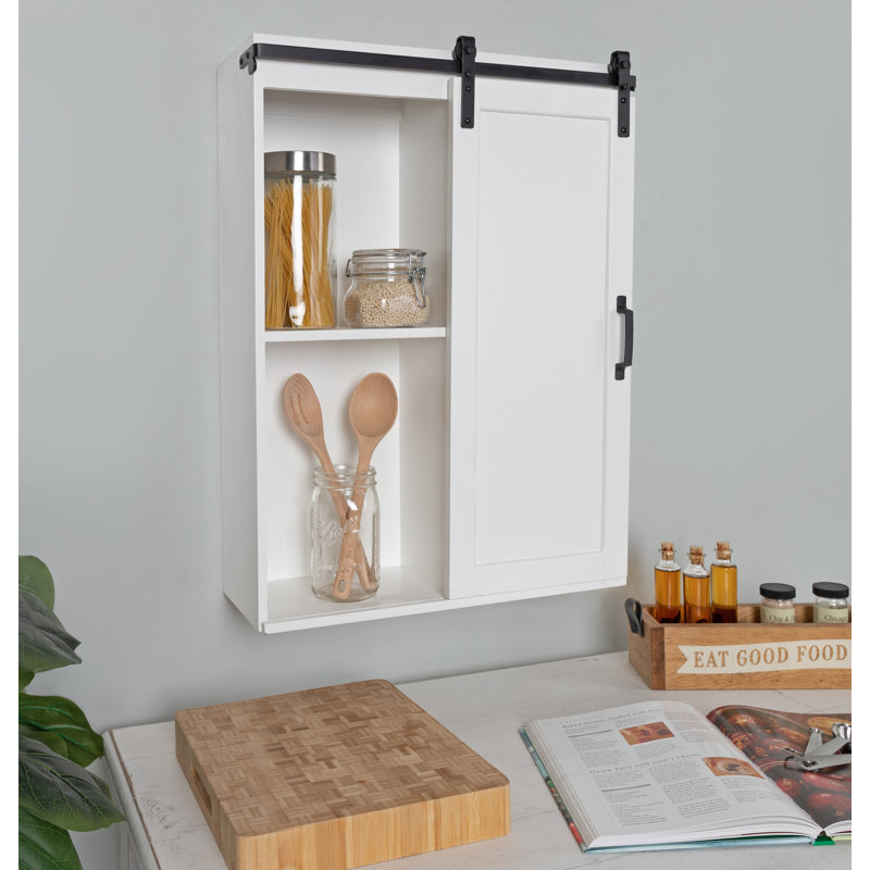 Minburn Solid Wood Accent Cabinet