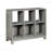 6-Shelf Gray Finish Bookcase Wooden Furniture 1Pc For Study Room Use-627559967