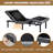 Harriman Extra-long Twin Massaging Zero Gravity Adjustable Bed with Wireless Remote