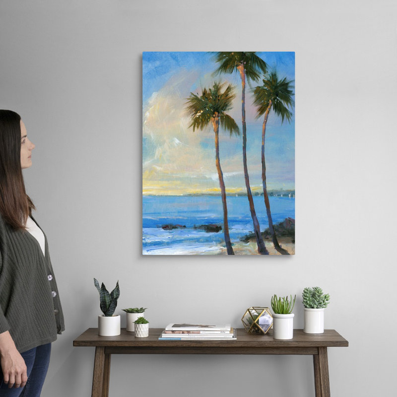 Art mural sur toile Tropical Breeze II, Toile tendue, H 32 po x l 24 po x P 1,25 po