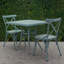 Table bistro en aluminium