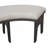 5-Piece Modern Farmhouse Dining Set with Upholstered Seating and Curved Base-117430056-117430055-117430054