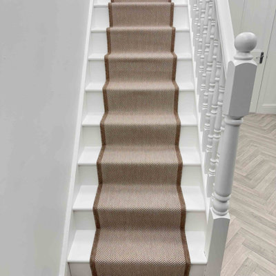 Stair Runner Geometric Flatweave Area Rug