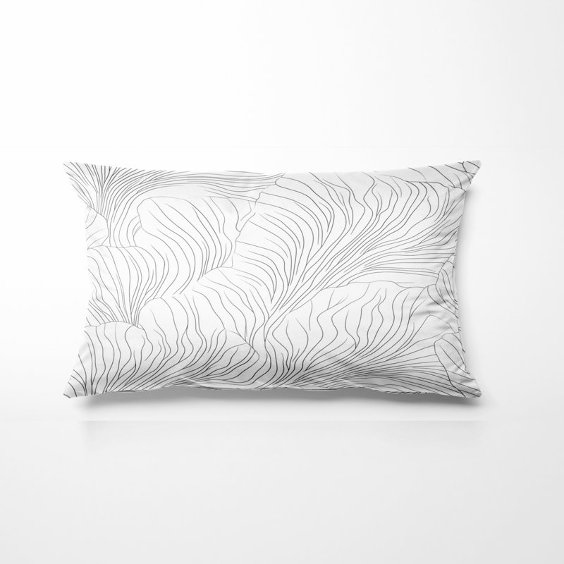 Coussin décoratif abstrait Abstract Beach, H 12 po x l 20 po