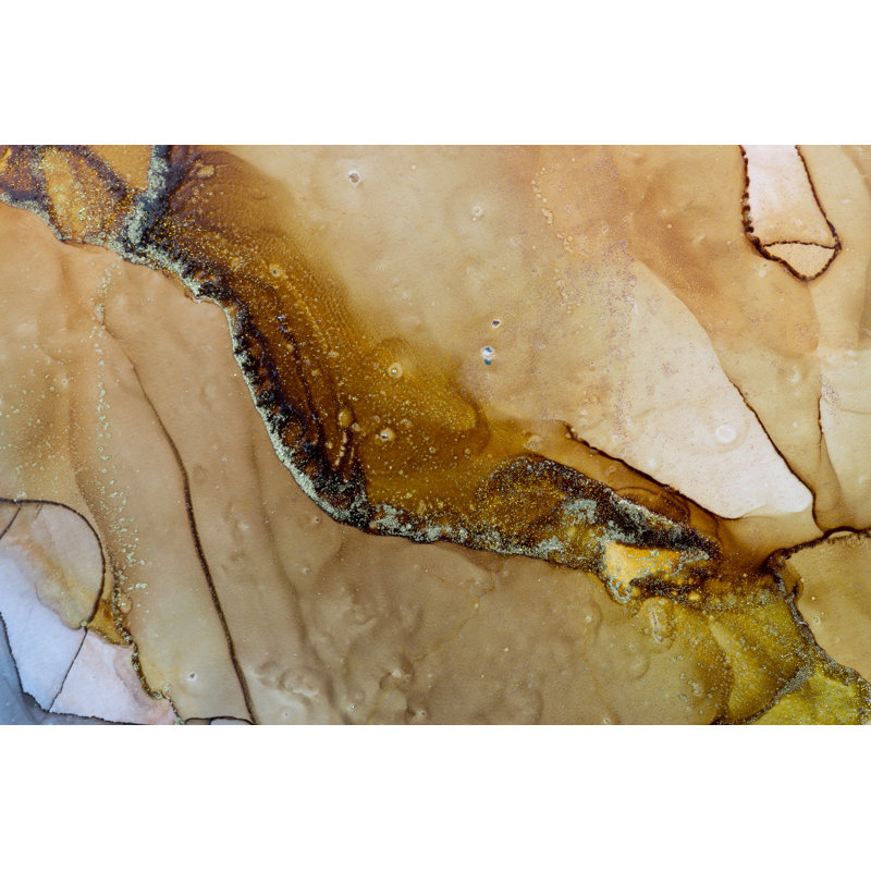 Alcohol Ink Artwork - Wrapped Canvas Print, 81cm H x 122cm W x 3.8cm D