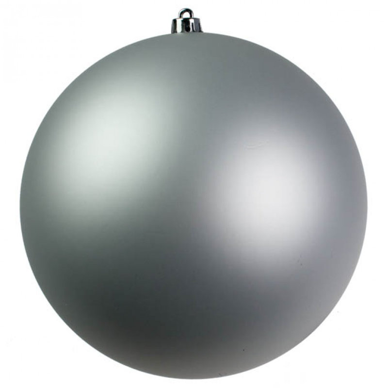 30cm Ball Ornament, Silver