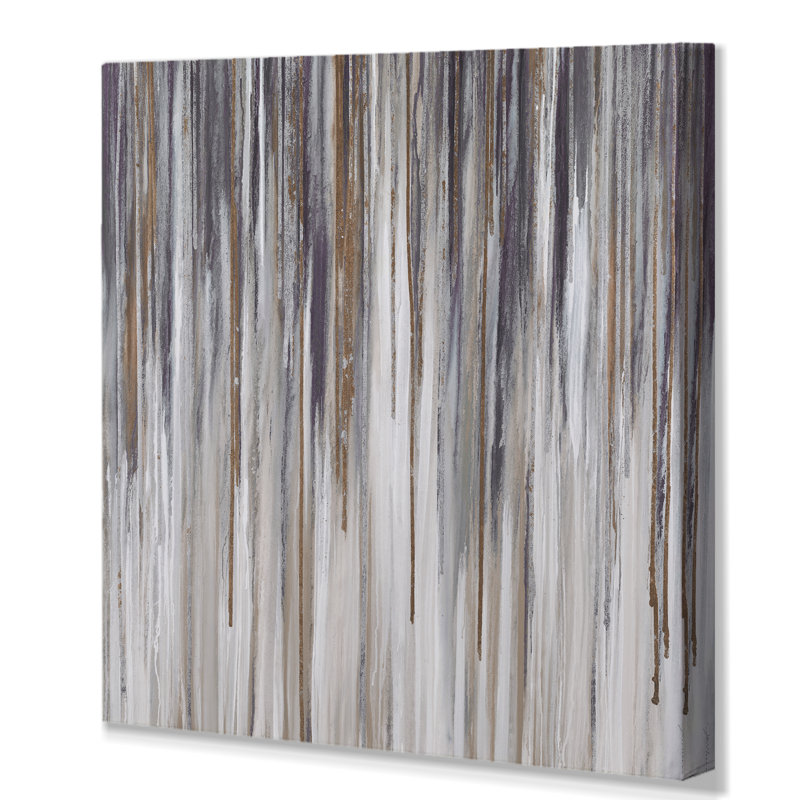« quicksilver v3 », reproduction d’art sur toile tendue, H 16 po x l 16 po x P 1,5 po, Argent clair / or