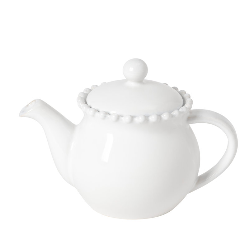 Pearl Teapot, White