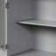 Armoire de rangement de salle de bain avec portes et tiroir, plusieurs espaces de rangement, tablette réglable-2075451079