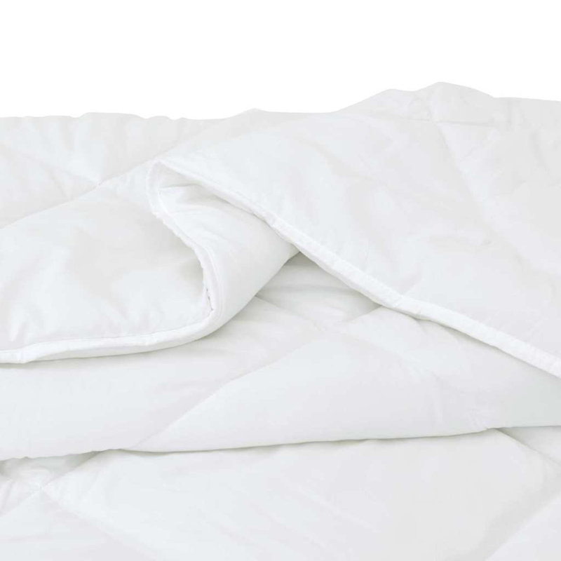 Duvet With Pillow 3 Pcs White Microfibre, 240 x 200 cm