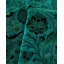 Tapis unique vert / noir 8 pi 4 po x 10 pi 1 po Yoshani