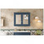 Armoire à pharmacie de 36 po x 28 po, armoire de rangement murale pour salle de bain, armoire de salle de bain moderne avec 2 miroirs, armoire à pharmacie, armoire à miroir avec 2 tablettes réglables