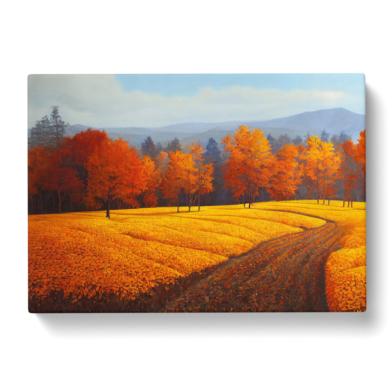 Angelical Autumn Forest - Wrapped Canvas, 40cm H x 60cm W x 3cm D