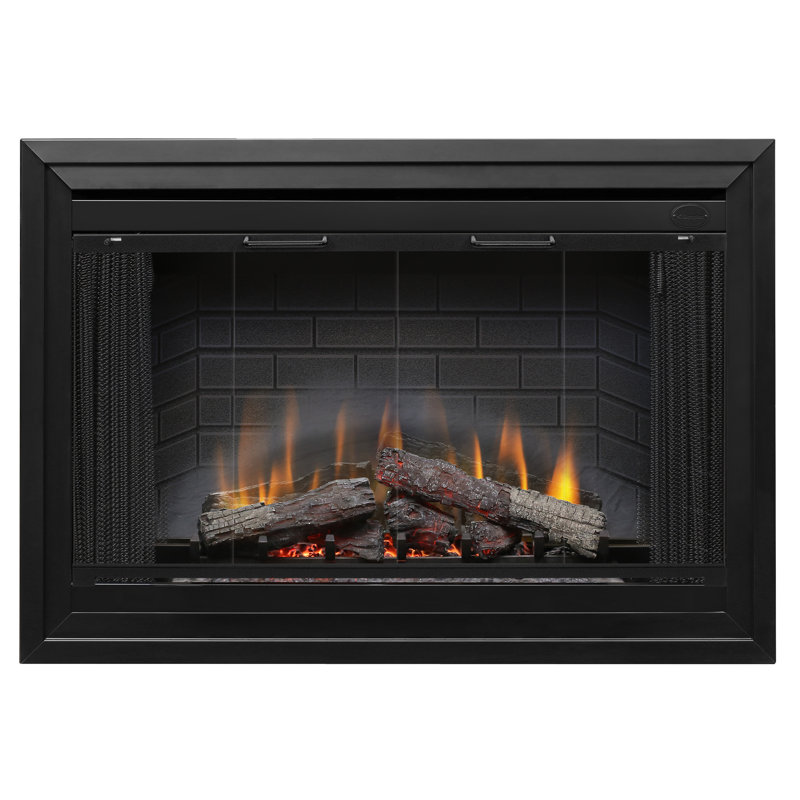 Accessoire de porte de foyer en verre Dimplex BF, 22.5"H x 41.6"W x 1.75"D