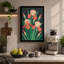 Iris Blooms Botanical - Wrapped Canvas-444774993-444774998