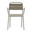 Pendry Powder Coated Steel Outdoor Stacking Dining Armchair-1756572112