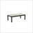 Chic Faux Marble Coffee Table Set With Black Legs For Living Room-1415831791
