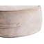 60cm Wide Round Solid Colour Pouffe Ottoman-1844944262