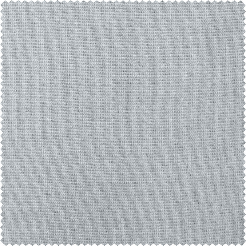 Ottis Faux Linen Room Darkening Curtain Panel, Gray, 50" W x 84" L