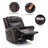 Ragh Wide Faux Leather Swivel Rocking manual Recliner with Massage & Heat