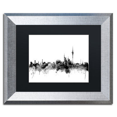 " Berlin Germany Skyline B&W " by Michael Tompsett