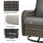 Ensemble de patio extérieur en osier avec coussins 5 pièces-120645422-120645419