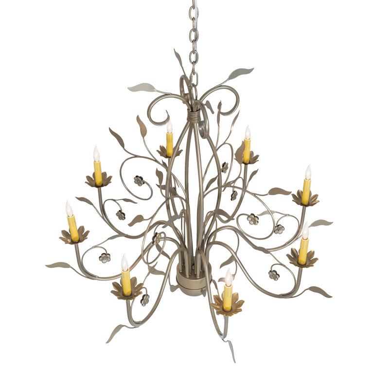 36" Wide Bordeaux 8 Light Chandelier