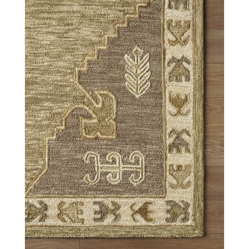Tapis Ziegler fait à la main, Tanné, Rectangle 9' x 12'