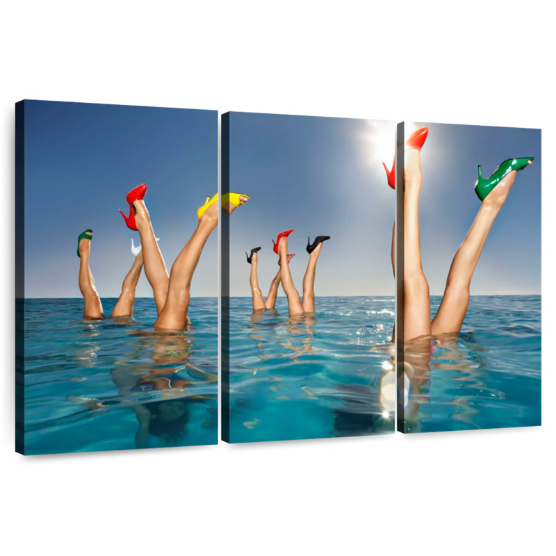 Swimming With Stilettos On, 48" H x 74" W