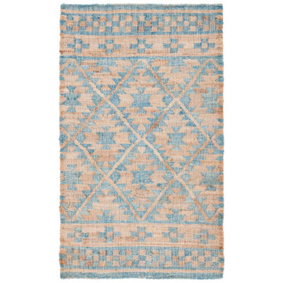 Kayleigh-Marie Kilim Flat Weave Jute Southwestern Rug
