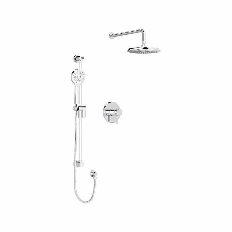 Momenti Pressure-Balanced Shower Faucet with Rough-in Valve, Chrome