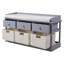 Echo Polyester Blend Upholstered Storage Bench-832271088