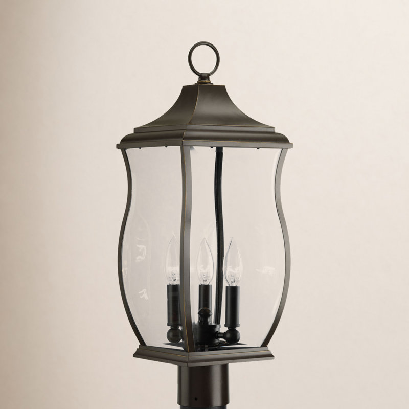 Abraham Oil Rubbed Bronze 1 -Light 22.5" H Lantern Head