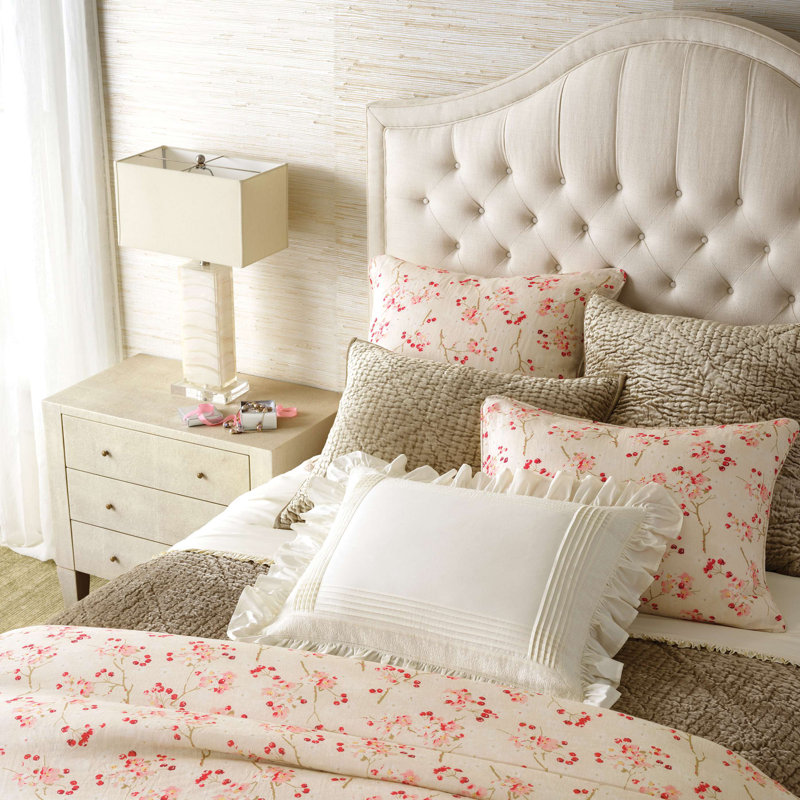 Parisienne Velvet Quilted Sham, Standard, Topaz
