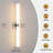 Dimmable LED Vanity Light Fixture With Acrylic Shade - Modern Bathroom Sconce For Mirror, Bedroom, And Living Room - Energy Efficient 36W 3000K Lighting-50450817-50450821