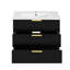 Armoire murale suspendue 24 po avec tiroir double, petit lavabo de salle de bain rectangulaire flottant avec trou de robinet simple et trop-plein, armoire de salle de bain moderne avec lavabo en céramique-959818361