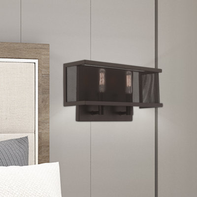 Nedra Steel Flush Mounted Sconce