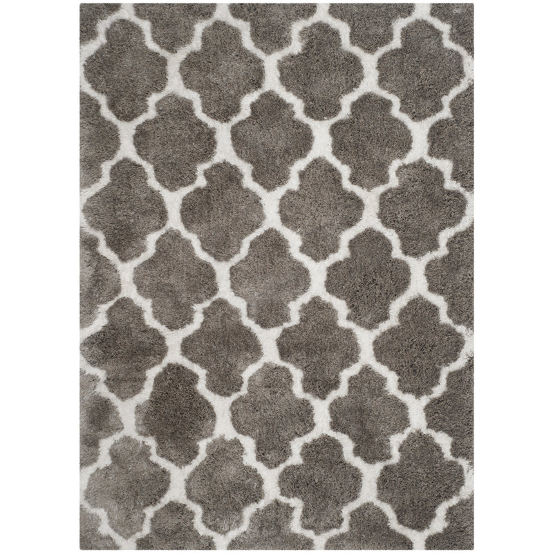 Geometric Hand Woven Area Rug, Rectangle 152 x 244 cm