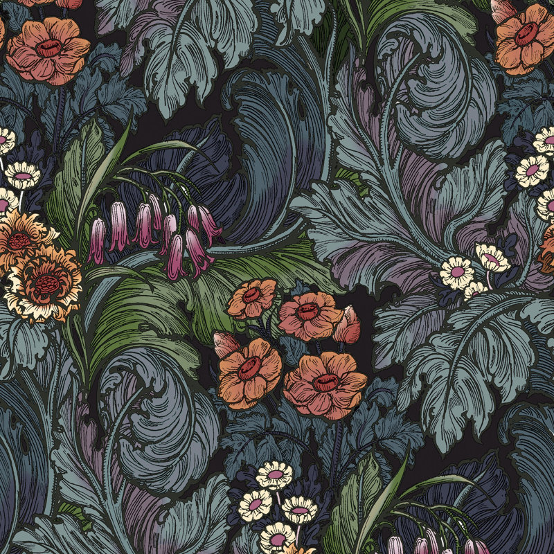 Laurence Llewelyn-Bowen Off The Wall Hedgerovia, Green/Red/Pink/Orange/Purple/Blue