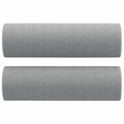 Throw Pillows Round Decorative Cylinder Bolster Pillow Fabric