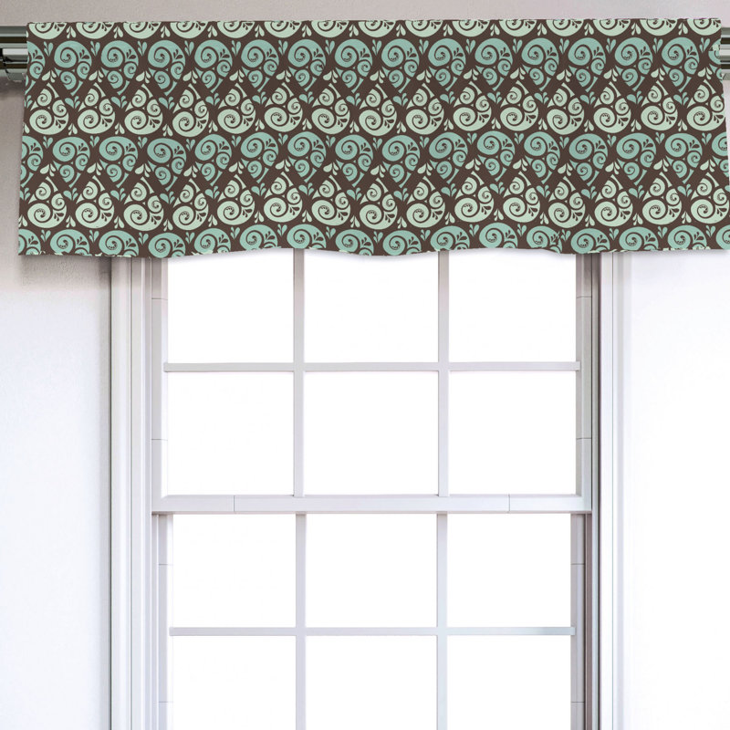 Sateen Ruffled Window Valance