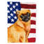 2 côtés en polyester de 2 côtés american drapeau de jardin-1281420283