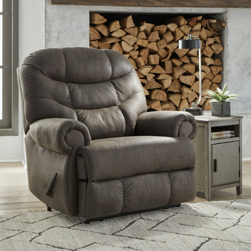 Gennette Faux Leather Recliner