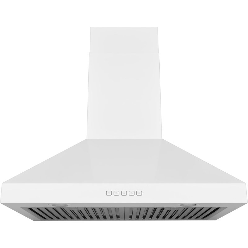 Hotte murale convertible, 44" H x 30" W x 19" D, Blanc mat